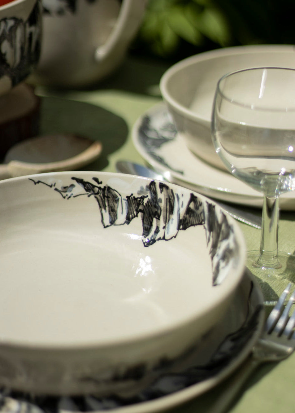 Assiette creuse montagne