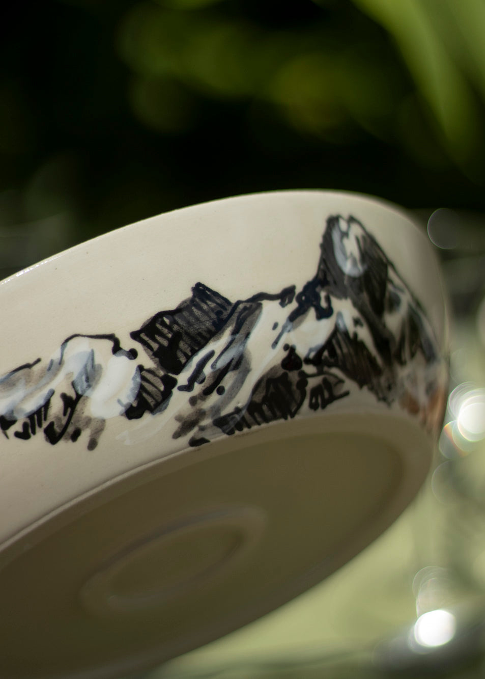Assiette creuse montagne