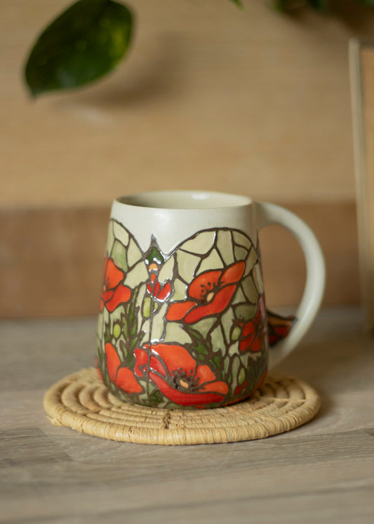 Mug Coquelicot