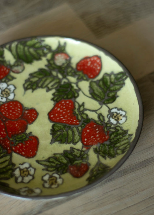 Petite assiette fraise