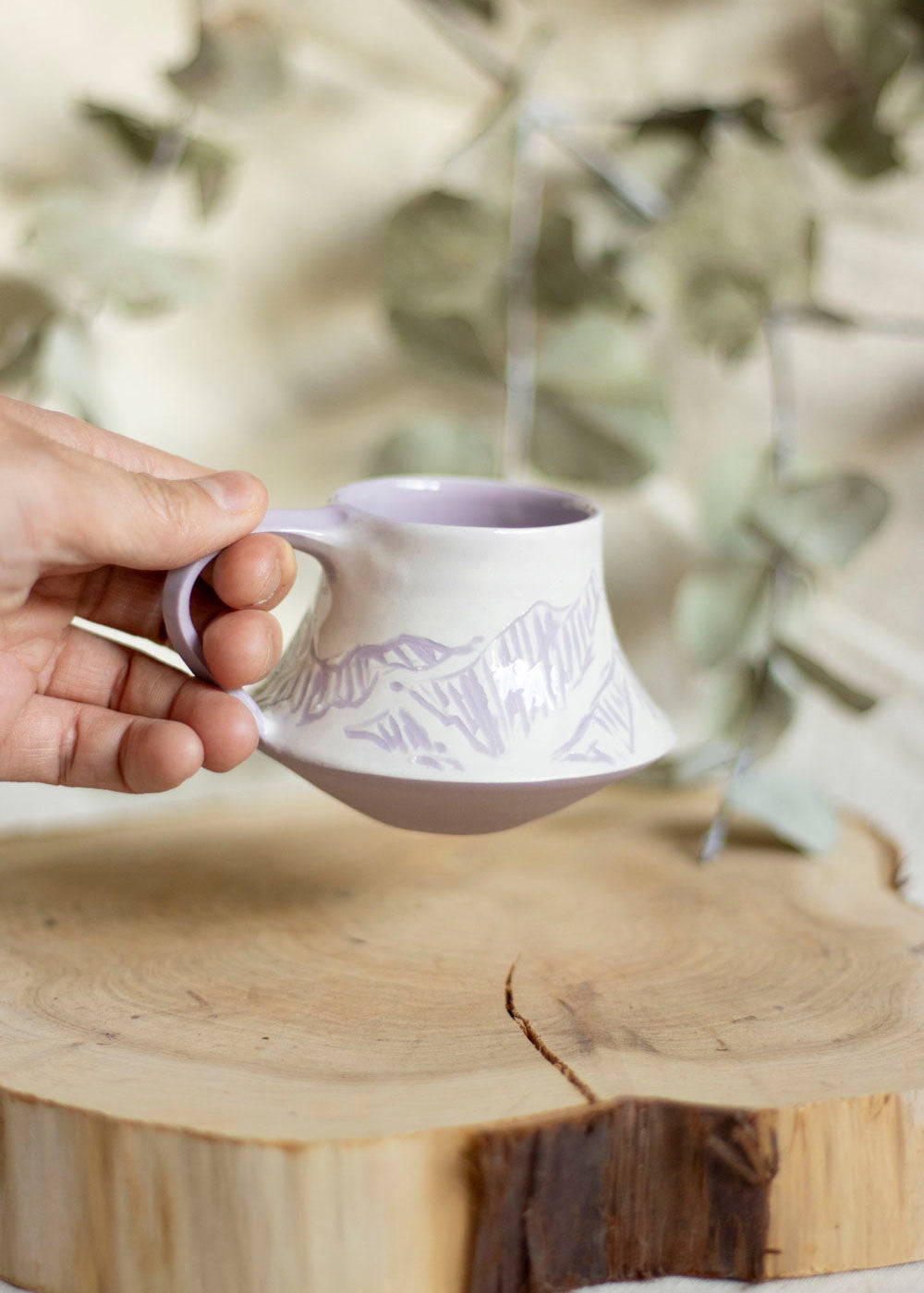 Tasse Porcelaine Estivale