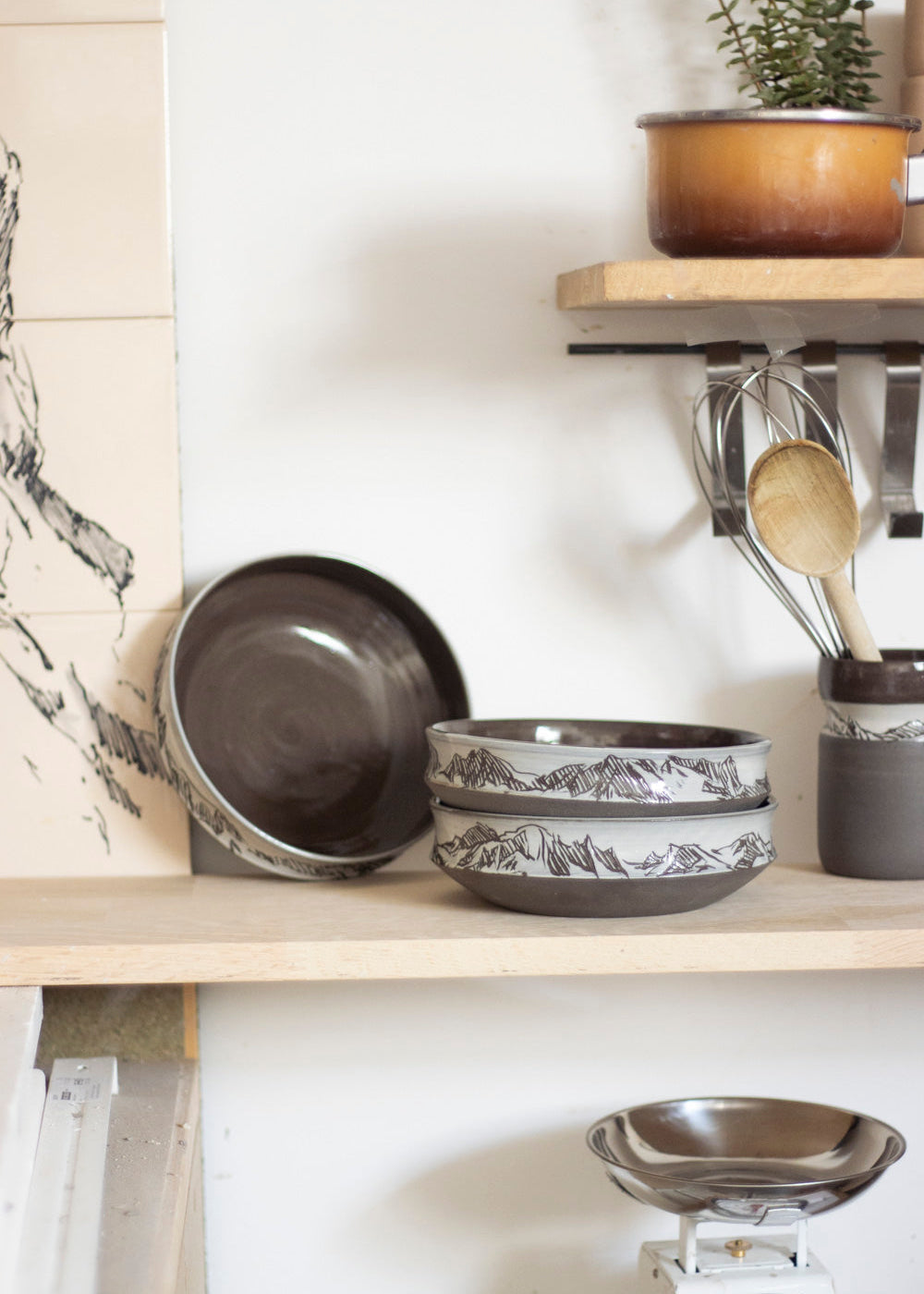 Assiette Anthracite