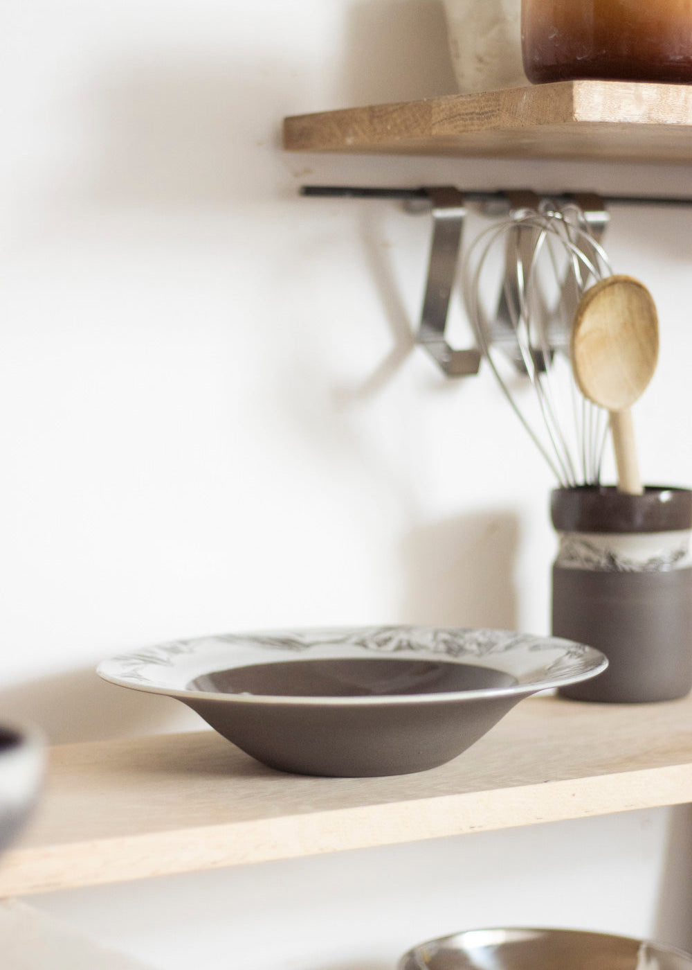 Assiette à pâtes Anthracite