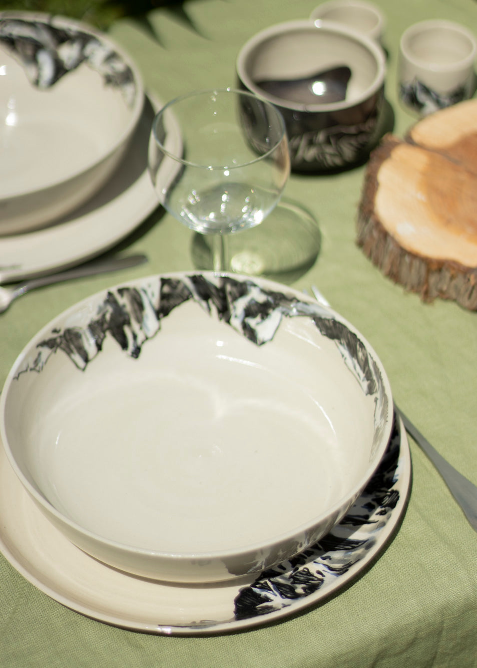 Assiette creuse montagne