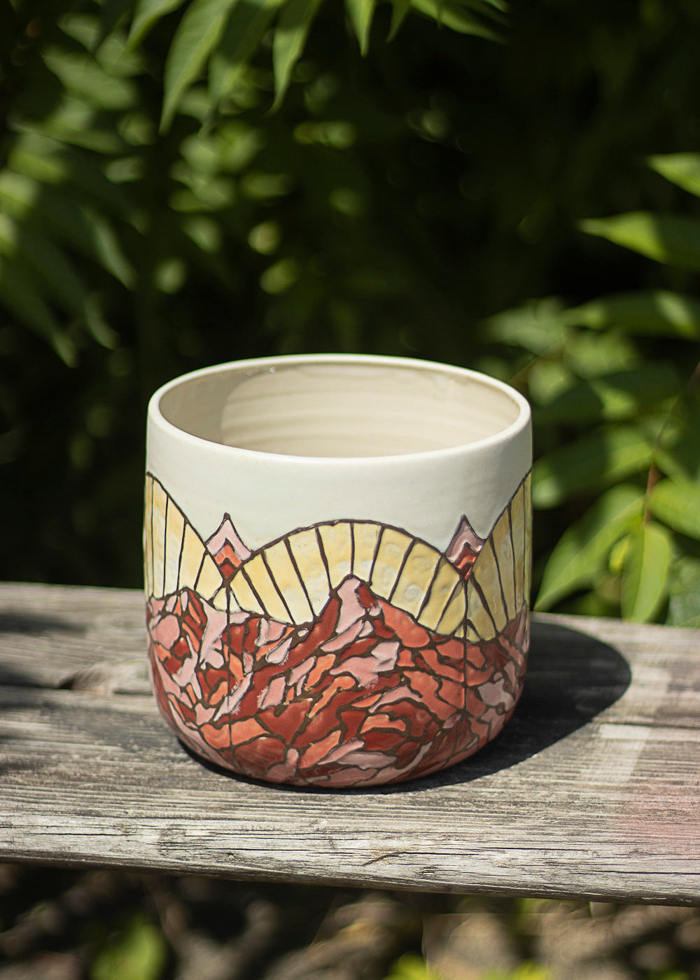 Cache-pot rose