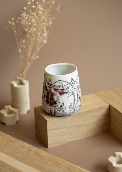 Mug en Porcelaine (cuisson au bois)