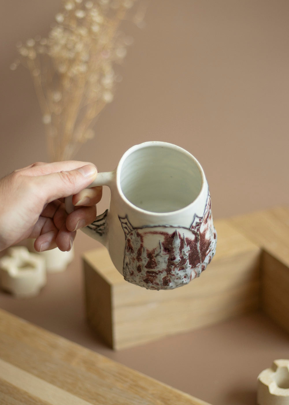 Mug en Porcelaine (cuisson au bois)