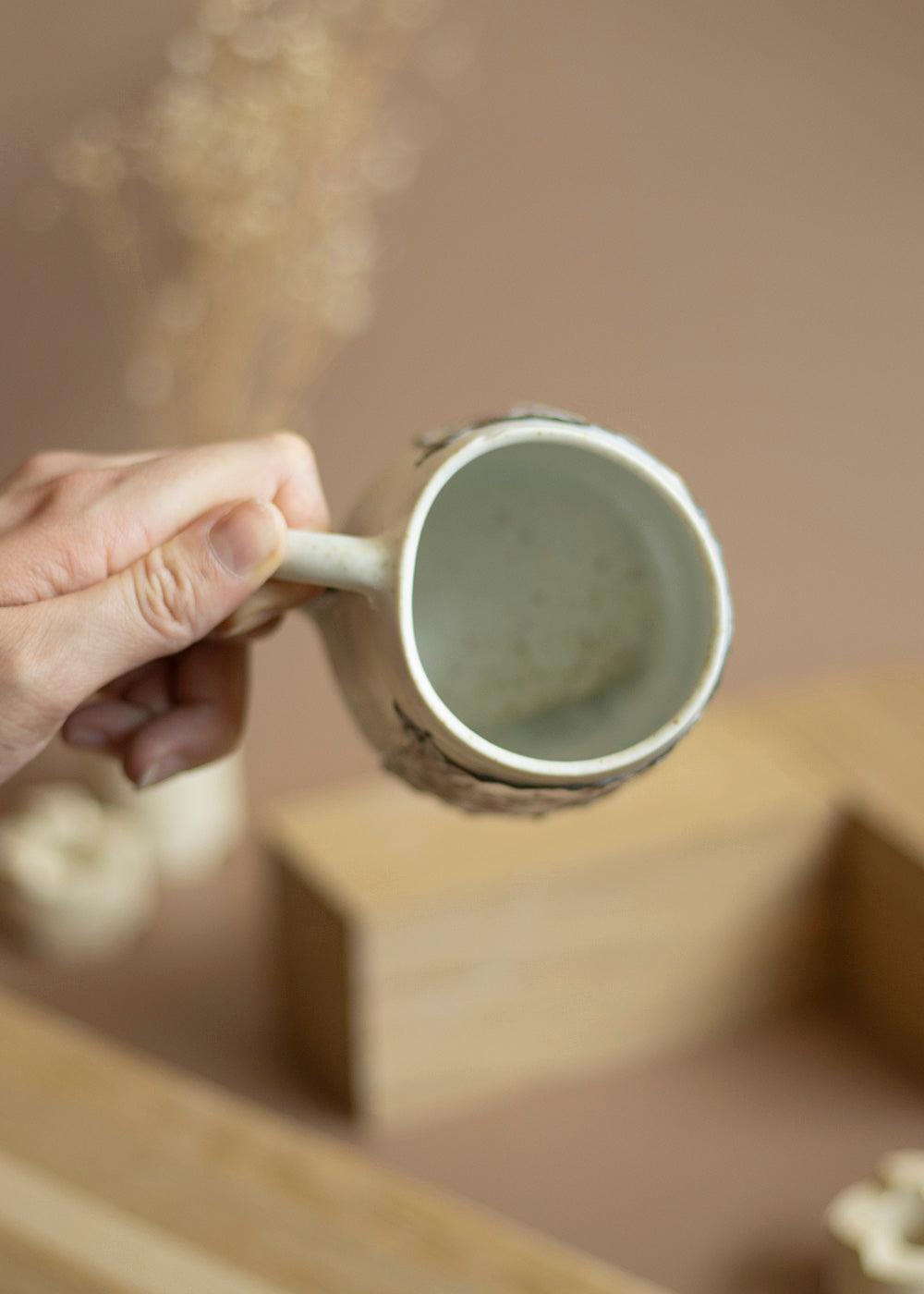 Mug en Porcelaine (cuisson au bois)
