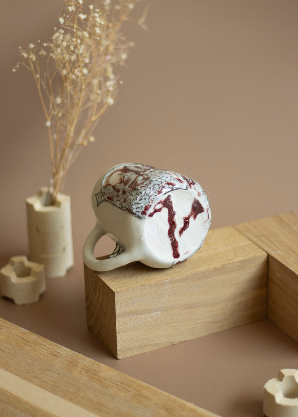 Mug en Porcelaine (cuisson au bois)