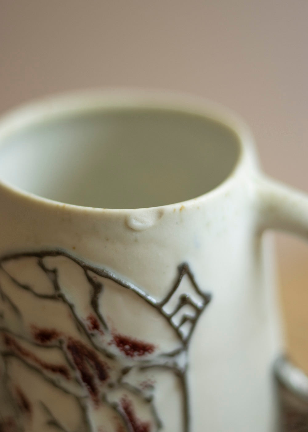 Mug en Porcelaine (cuisson au bois)