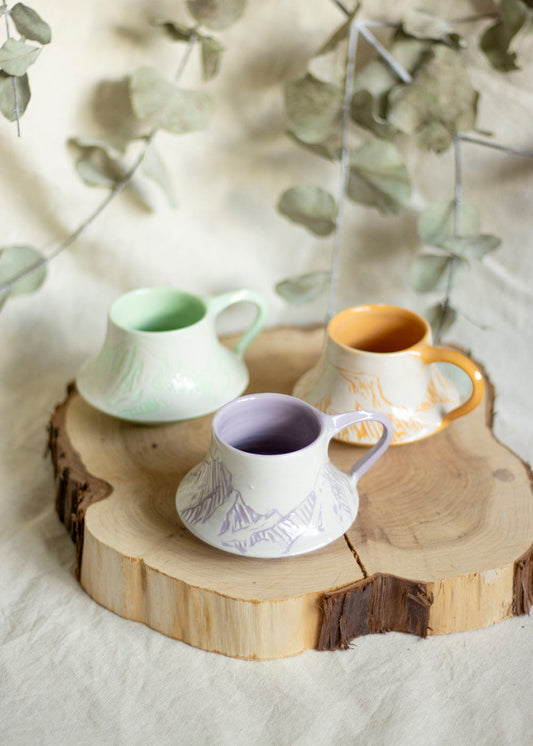 Tasse Porcelaine Estivale