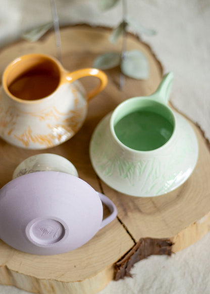 Tasse Porcelaine Estivale